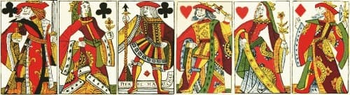 DIFFERENT USES FOR PLAYING CARDS IN PREVIOUS CENTURIES