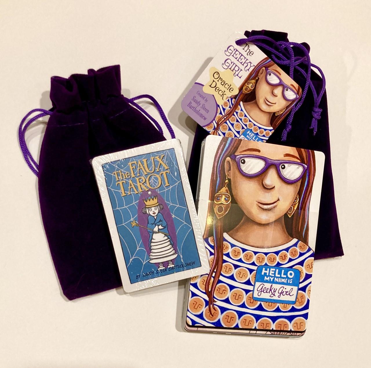 THE GEEKY GIRL ORACLE DECK BY SANDRA BARTHOLOMEW