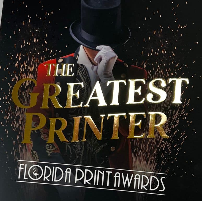 SHUFFLED INK RECEIVES AWARDS FROM FLORIDA PRINT AWARDS.