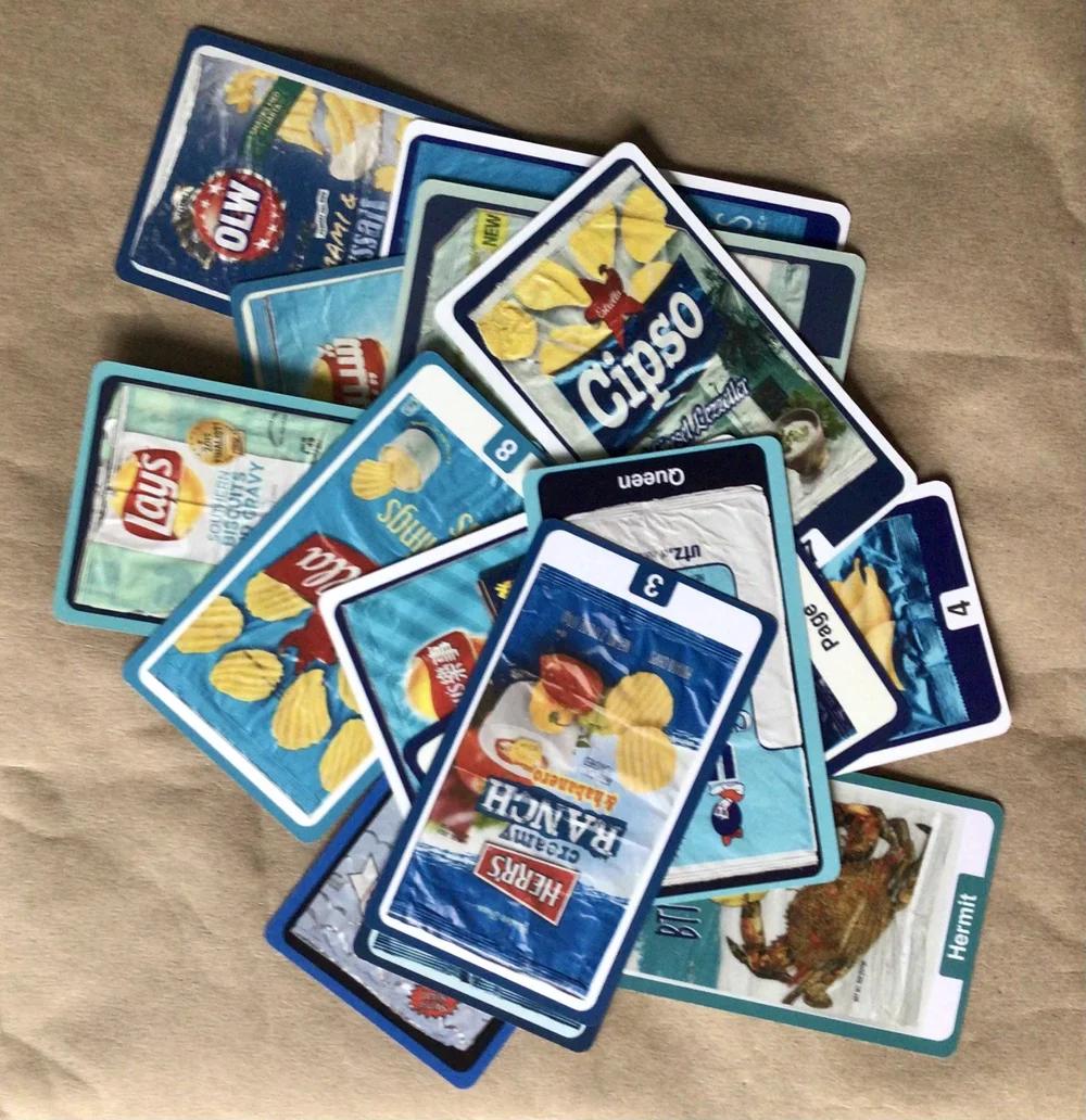 Chip Bag Tarot: A Tarot Deck Inspired by Potato Chip Bags Around the World