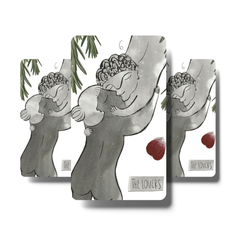 The Moonroot Tarot Deck Lovers Tarot by Alexandra Anthony