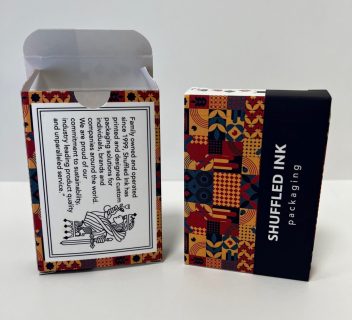 Custom printed tuck box